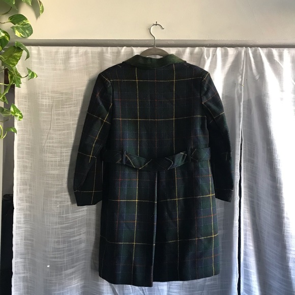Vintage Atkins Plaid Pea Coat - Picture 8 of 8